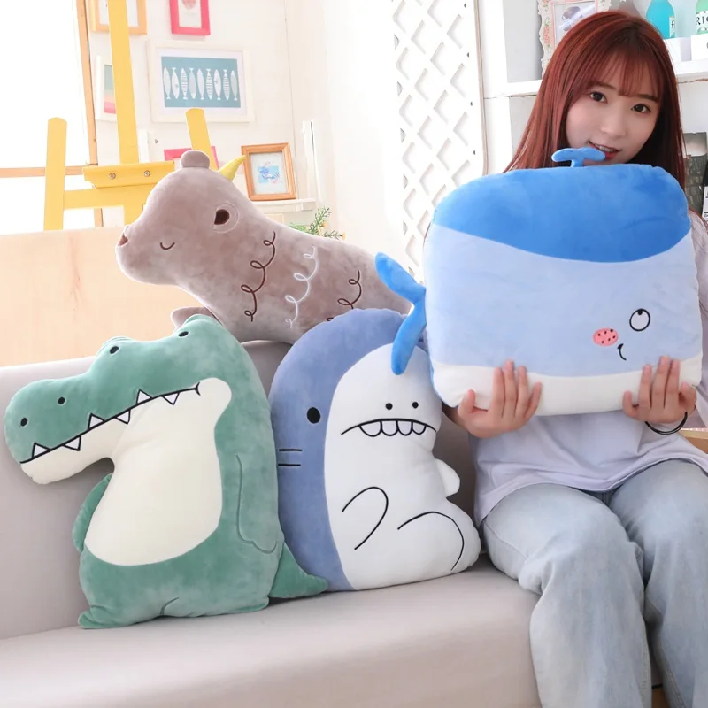 Hot Soft Cute Simulation Dinosaur&Shark Plush Pillow Cartoon Animal Whale&Deer Stuffed Doll Sleeping Cushion Girlfriend Gift
Hot Soft Cute Simulation Dinosaur&Shark Plush Pillow Cartoon Animal Whale&Deer Stuffed Doll Sleeping Cushion Girlfriend Gift