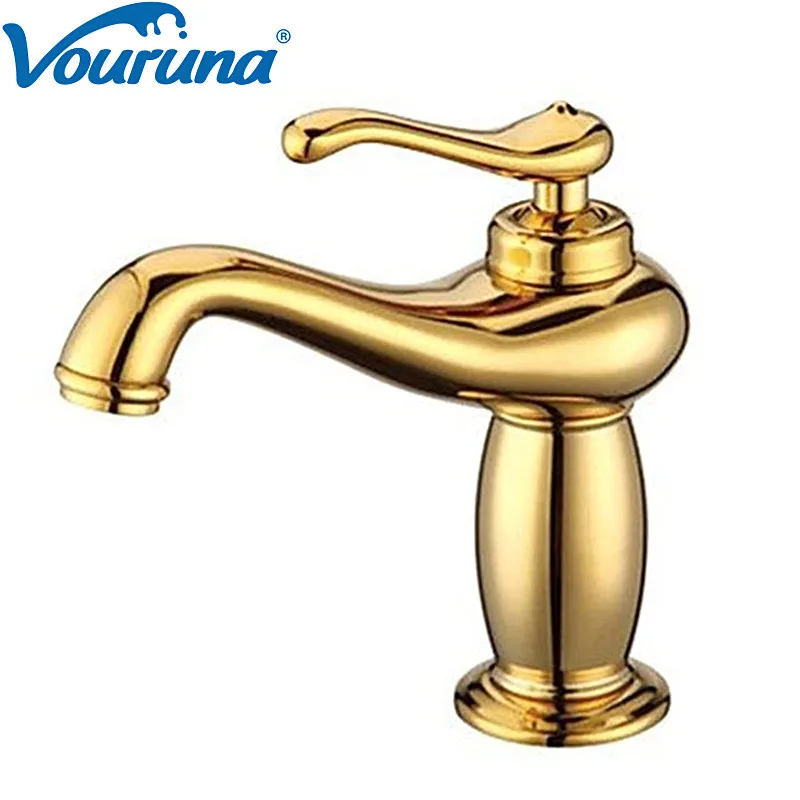 Golden Bathroom Faucet Basin Sink Mixer Taps 2018 Wholesale New Arrival Luxurious Lovely Shape Deck Mounted
Golden Bathroom Faucet Basin Sink Mixer Taps 2018 Wholesale New Arrival Luxurious Lovely Shape Deck Mounted