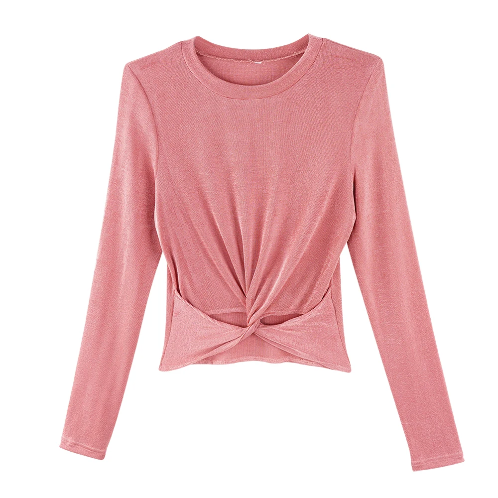 Neatie kiddie Women Sexy Crop Warp Bandage Front Solid Tshirt Tops O-neck Long Sleeve T-shirt for Female Slim Tee Shirt
Neatie kiddie Women Sexy Crop Warp Bandage Front Solid Tshirt Tops O-neck Long Sleeve T-shirt for Female Slim Tee Shirt
