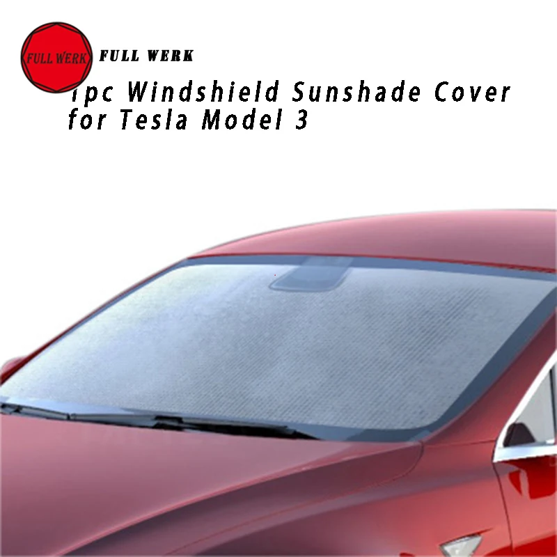 1pc Car Windshield Sunshade Auto Sun Visor Cover for Tesla Model 3 Windscreen Cover Heat Shield Mat Car Styling Interior Access
1pc Car Windshield Sunshade Auto Sun Visor Cover for Tesla Model 3 Windscreen Cover Heat Shield Mat Car Styling Interior Access