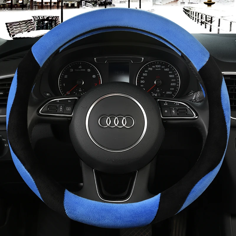 M 37-38cm Car Steering Wheel Covers Winter Warm Soft Short Plush Styling Universal Interior Accessories Car-styling
M 37-38cm Car Steering Wheel Covers Winter Warm Soft Short Plush Styling Universal Interior Accessories Car-styling