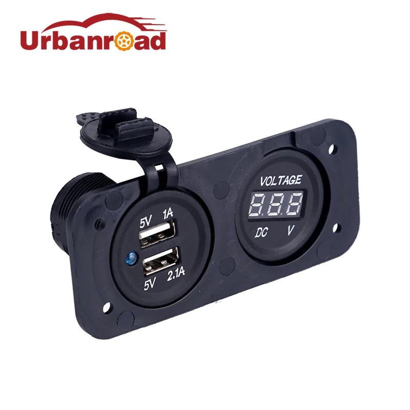 Boat USB Car Socket 5v 2.1a 12v Waterproof Motorcycle USB Charger Voltmeter Socket Panel Cigarette Lighter 12v Charger Voltmeter
Boat USB Car Socket 5v 2.1a 12v Waterproof Motorcycle USB Charger Voltmeter Socket Panel Cigarette Lighter 12v Charger Voltmeter
