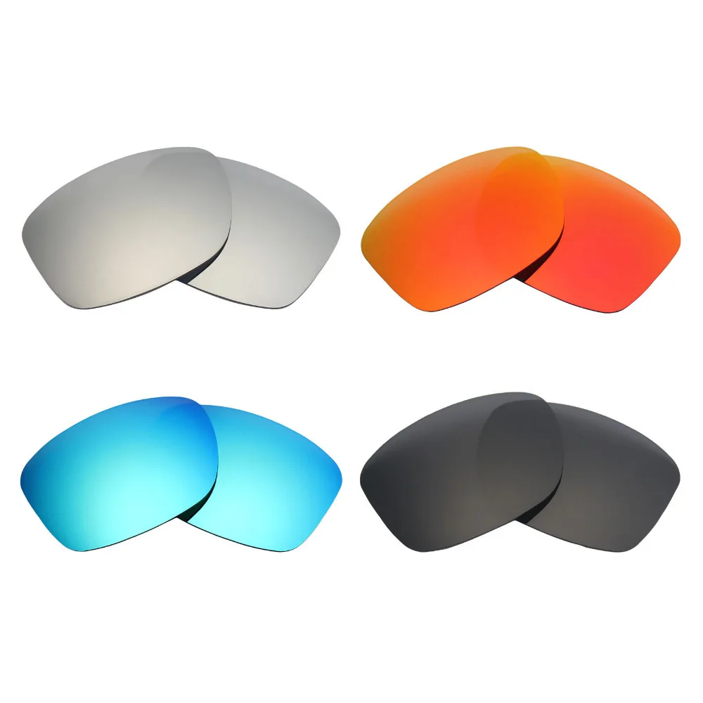 4 пары Mryok поляризованные Сменные линзы для Oakley Jupiter Квадратные Солнцезащитные