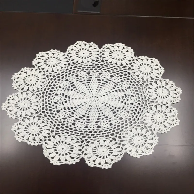Free Shipping Pastoral Handmade Crocheted Diameter40cm white/beige Tablecloth Table Cover Table Runner
Free Shipping Pastoral Handmade Crocheted Diameter40cm white/beige Tablecloth Table Cover Table Runner