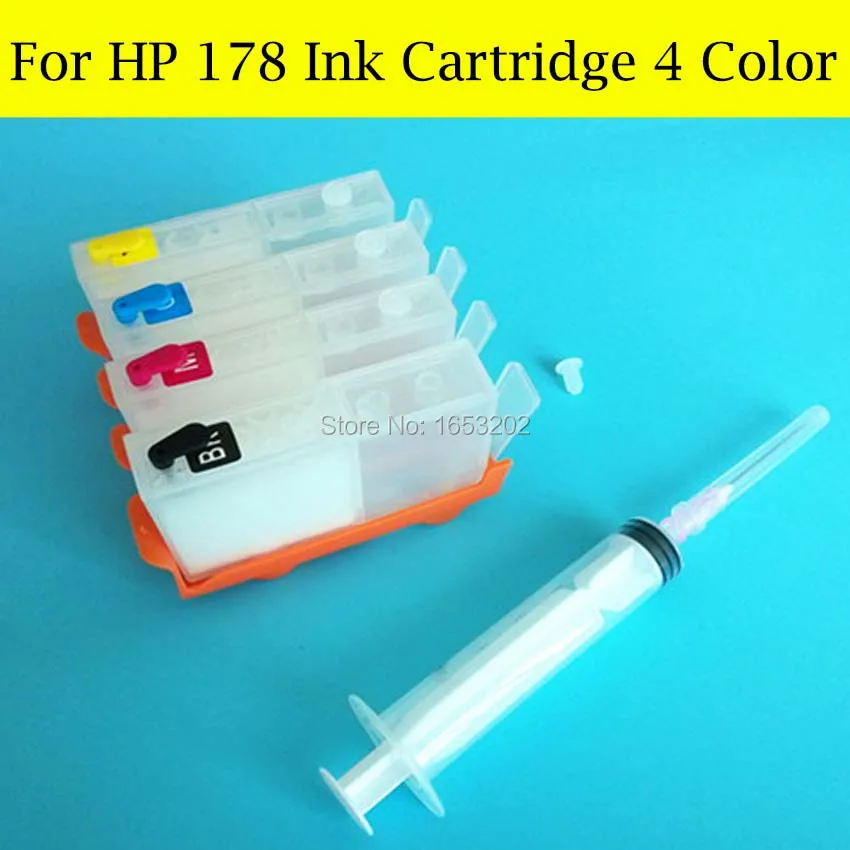 4 Color/Set HP178 Ink Cartridge For HP 3070A 3520 4620 B109N B209A B210A B210B 6520 Printer With For HP 178 Auto Reset Chip
4 Color/Set HP178 Ink Cartridge For HP 3070A 3520 4620 B109N B209A B210A B210B 6520 Printer With For HP 178 Auto Reset Chip