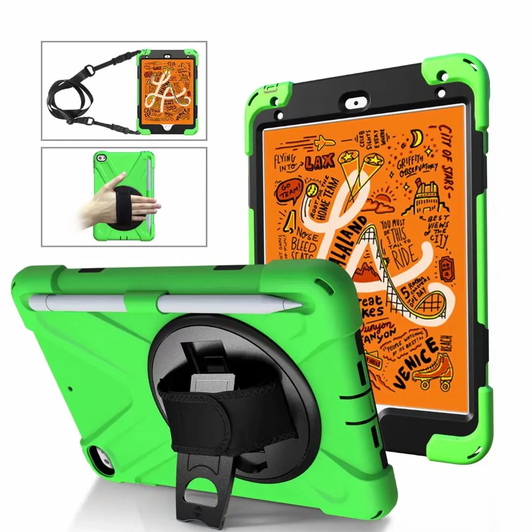 Conelz For iPad Mini 5 2019 Case Shockproof Case with 360 Degree Swivel Kickstand Hand Strap Shoulder Strap for iPad Mini 5 4
Conelz For iPad Mini 5 2019 Case Shockproof Case with 360 Degree Swivel Kickstand Hand Strap Shoulder Strap for iPad Mini 5 4
