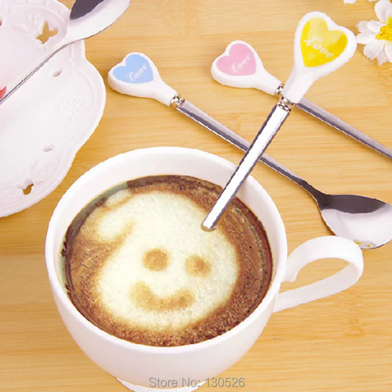 4pcs/Lot Long Handled Stainless Steel Small Coffee Spoon Heart Shape Teaspoon Ice Cream Mini Spoon Tableware For kid Kitchen
4pcs/Lot Long Handled Stainless Steel Small Coffee Spoon Heart Shape Teaspoon Ice Cream Mini Spoon Tableware For kid Kitchen