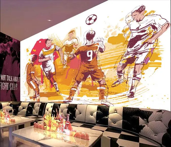 3d wallpaper custom photo non-woven mural wall sticker Illustration football bar painting 3d wall room murals wallpaper
3d wallpaper custom photo non-woven mural wall sticker Illustration football bar painting 3d wall room murals wallpaper