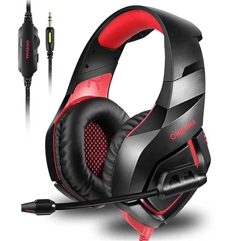 ONIKUMA Stereo Gaming Headset Game Headphones PS4 PC Xbox One Noise Cancelling Earphones with Mic for Computer Laptop Phone
ONIKUMA Stereo Gaming Headset Game Headphones PS4 PC Xbox One Noise Cancelling Earphones with Mic for Computer Laptop Phone