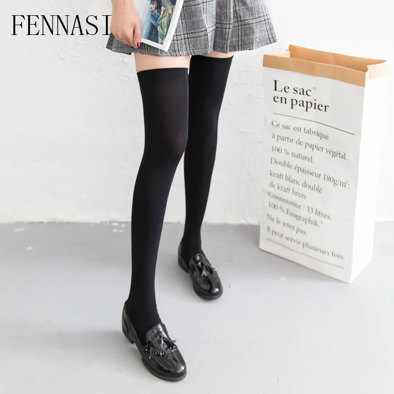 FENNASI Women's Over Knee White Stockings Cute School Girl Thigh High Stockings Nylons Lady Black Kawaii Knee High Stockings
FENNASI Women's Over Knee White Stockings Cute School Girl Thigh High Stockings Nylons Lady Black Kawaii Knee High Stockings