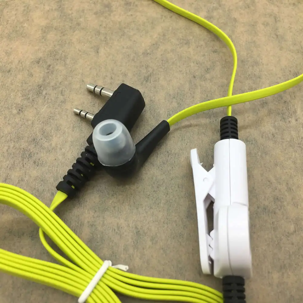 Black Fashion Noodle style earbud headphone K plug for KENWOOD Baofeng BF888s UV5R UV82 Wouxun TYT Puxing etc walkie talkie
Black Fashion Noodle style earbud headphone K plug for KENWOOD Baofeng BF888s UV5R UV82 Wouxun TYT Puxing etc walkie talkie