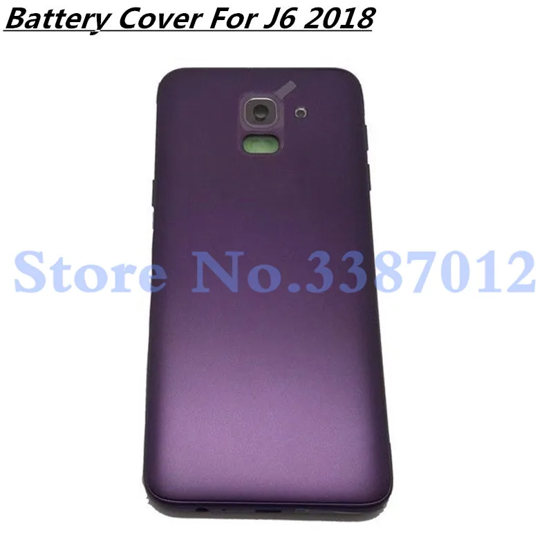 Для Samsung Galaxy J6 2018 J600 J600F задняя крышка аккумулятора корпус с объективом камеры + Боковая кнопка + логотип
Для Samsung Galaxy J6 2018 J600 J600F задняя крышка аккумулятора корпус с объективом камеры + Боковая кнопка + логотип