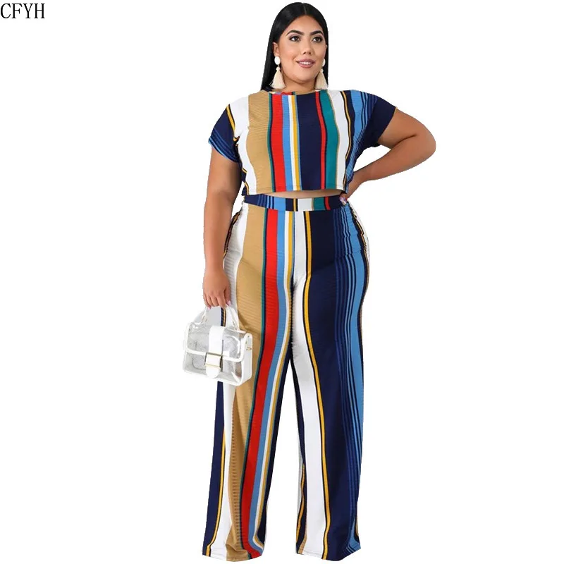 Sexy Striped Two Piece Set Women Summer Festival Clothes Club Outfits Crop Top and Wide Leg Pants 2 Piece Matching Sets
Sexy Striped Two Piece Set Women Summer Festival Clothes Club Outfits Crop Top and Wide Leg Pants 2 Piece Matching Sets