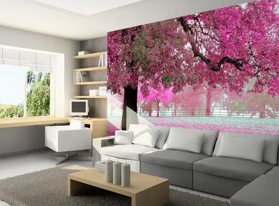 Custom photo wallpaper 3d wall murals wallpaper Purple cherry trees sitting room the bedroom TV sofa background wall papers
Custom photo wallpaper 3d wall murals wallpaper Purple cherry trees sitting room the bedroom TV sofa background wall papers