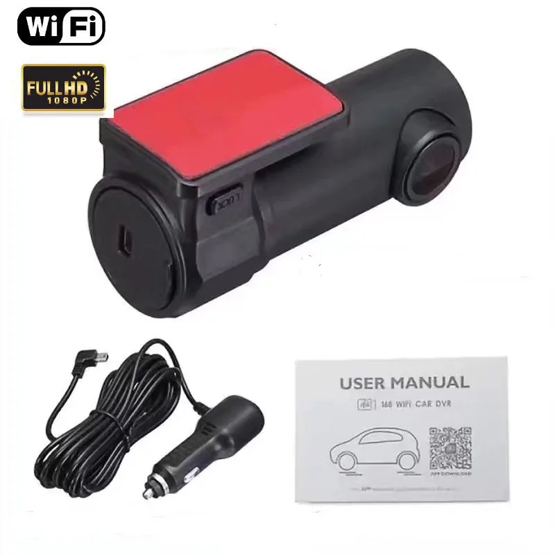 Wireless Dash Cam Wifi Mini DVR Video Recorder Camcorder Camera Night Vision Mini camera FHD 1080P 170 degree lens
Wireless Dash Cam Wifi Mini DVR Video Recorder Camcorder Camera Night Vision Mini camera FHD 1080P 170 degree lens