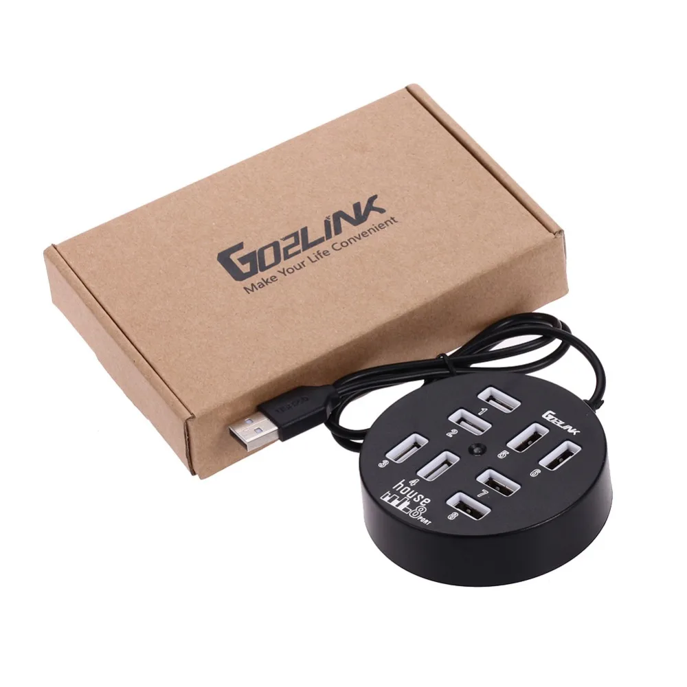 Go2linK USB HUB 2.0 8 Ports Micro USB 2.0 HUB Splitter Adapter USB Hab High Speed 480Mbps USB Splitter 8 HUB For PC, Laptop
Go2linK USB HUB 2.0 8 Ports Micro USB 2.0 HUB Splitter Adapter USB Hab High Speed 480Mbps USB Splitter 8 HUB For PC, Laptop