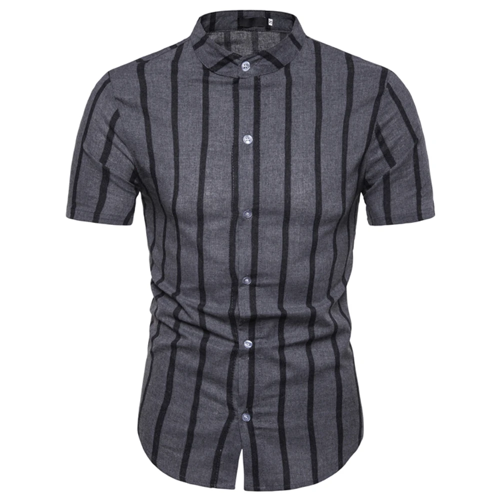2019 Mens Striped Short Sleeve Dress Shirts High Quality Cotton Linen Breathable Soft Classic Shirt Chinese Retro Vintage
2019 Mens Striped Short Sleeve Dress Shirts High Quality Cotton Linen Breathable Soft Classic Shirt Chinese Retro Vintage
