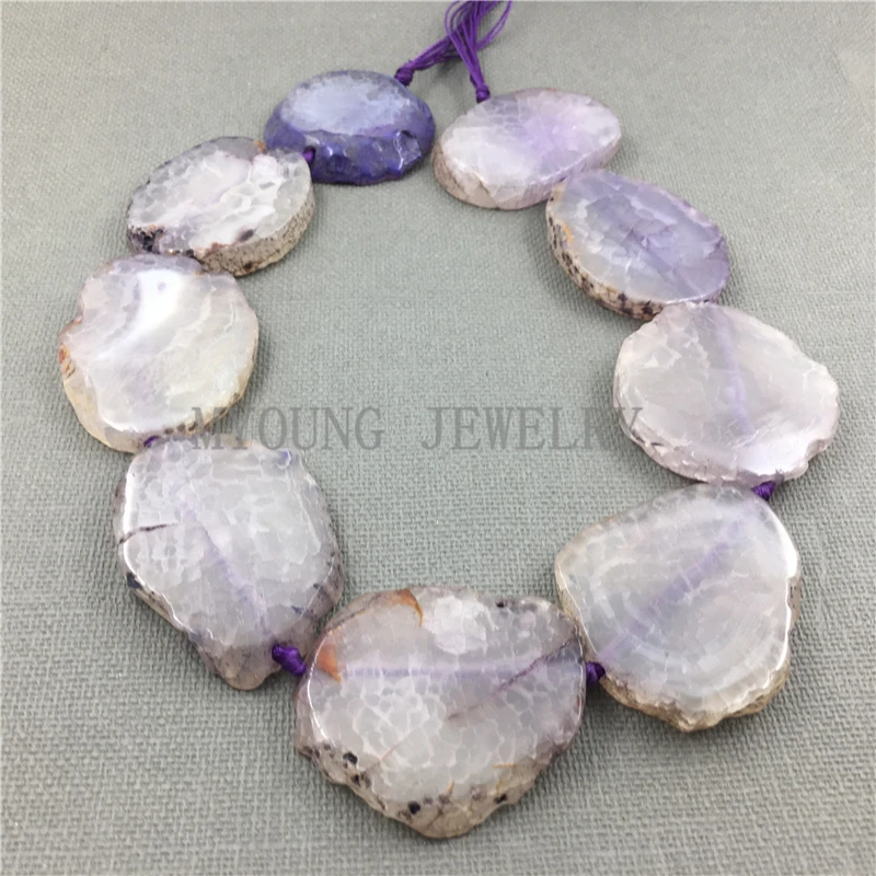 Freeform Purple dragon vein agates Slab Slice Loose Beads,Cut Slab Sliced Achate Beads For Jewelry Making 15.5" strand MY1039
Freeform Purple dragon vein agates Slab Slice Loose Beads,Cut Slab Sliced Achate Beads For Jewelry Making 15.5" strand MY1039