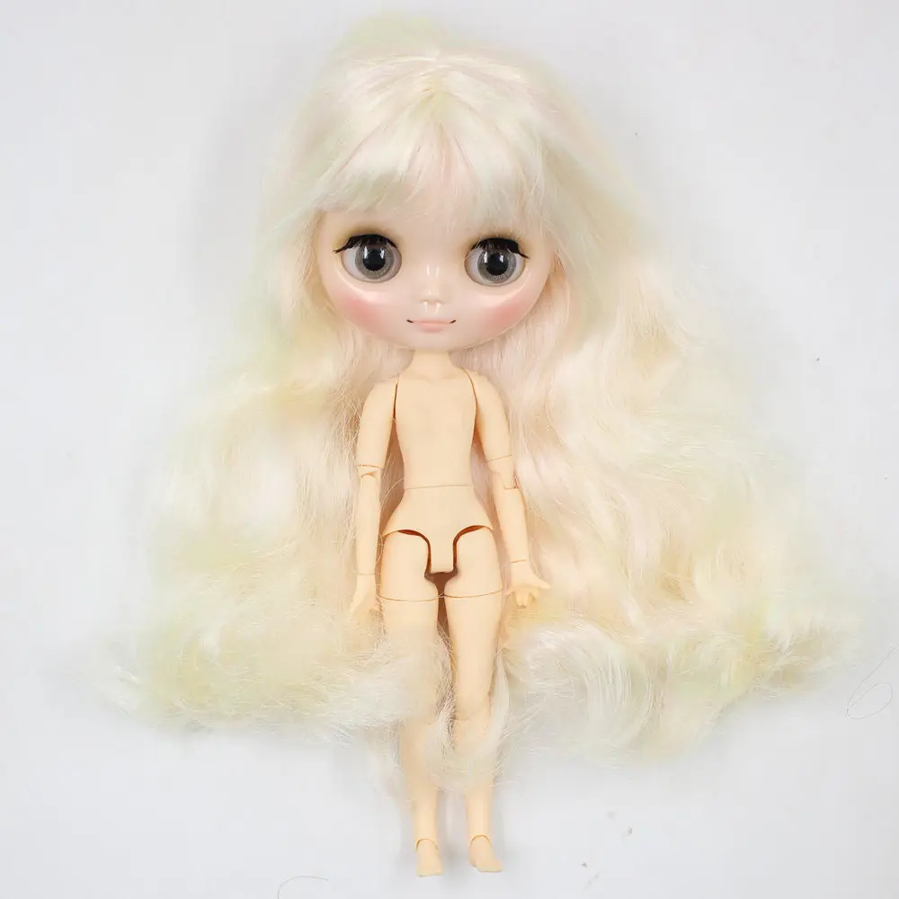 ICY DBS Middie Blyth doll Series No.BL6025/1017 Golden mix Pink hair with bangs natural skin 1/8 bjd | Игрушки и хобби