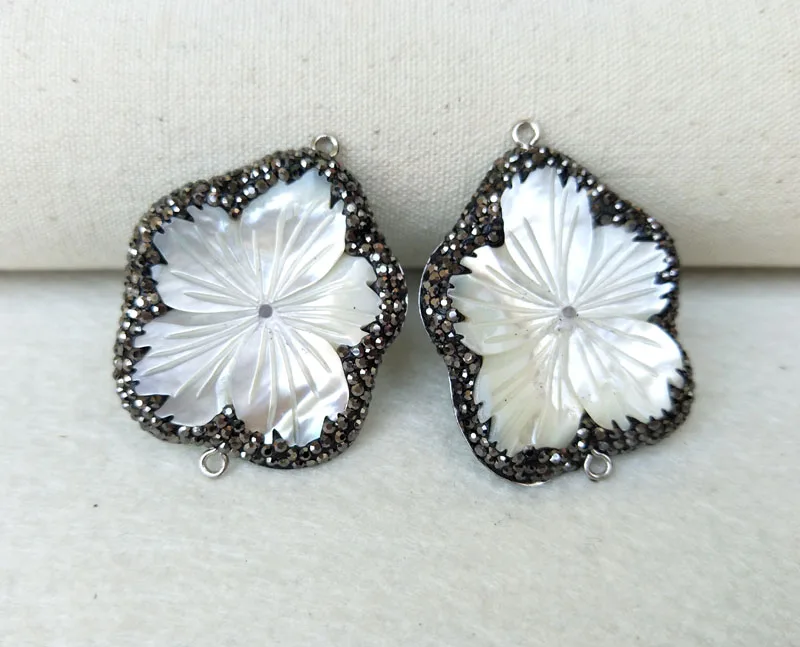 5 Pieces Shell Flower Pendants Pave Rhinestone crystal Bead connector Charms For Making Necklaces for women Jewelry CT265
5 Pieces Shell Flower Pendants Pave Rhinestone crystal Bead connector Charms For Making Necklaces for women Jewelry CT265