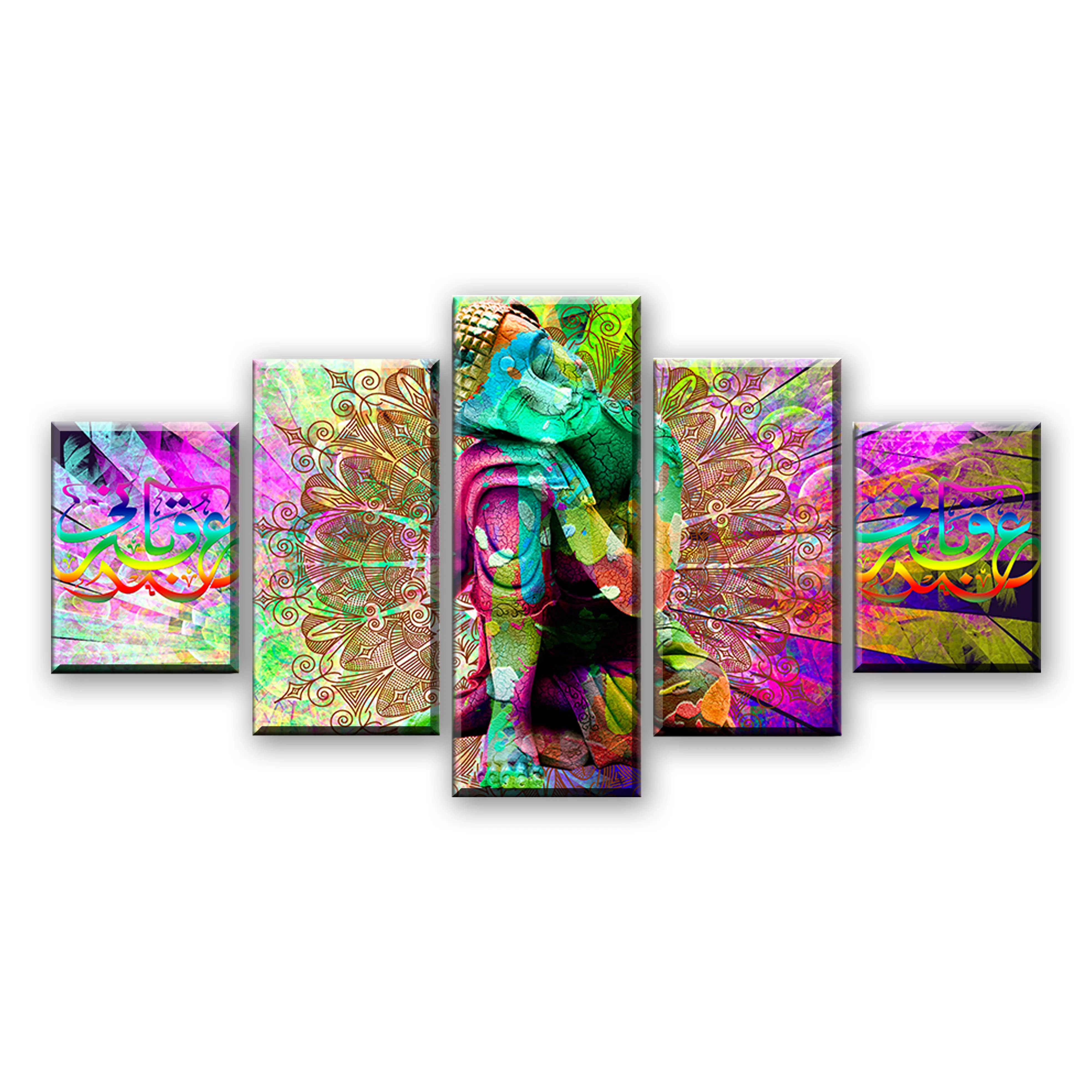 Canvas HD Print Poster Wall Art 5 Pieces Colour Buddha Painting Modular Psychedelic Mandala Hippie Art Pictures Home Decor Frame
Canvas HD Print Poster Wall Art 5 Pieces Colour Buddha Painting Modular Psychedelic Mandala Hippie Art Pictures Home Decor Frame