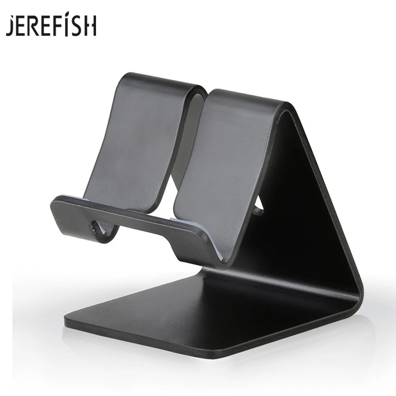 JEREFISH Aluminum Mobile Phone Tablet Holder for iPhone X 8 8PlusTablets Universal Metal Desktop Stand Galaxy Note | Мобильные