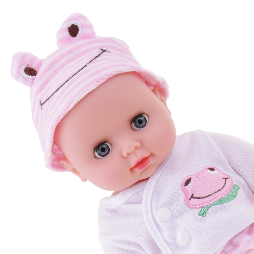 30cm Lifelike Vinyl Baby Doll Realistic Newborn Infant Baby Boy in Pink/Green/Yellow Baby Toys for Children Kids Gift Collection
30cm Lifelike Vinyl Baby Doll Realistic Newborn Infant Baby Boy in Pink/Green/Yellow Baby Toys for Children Kids Gift Collection