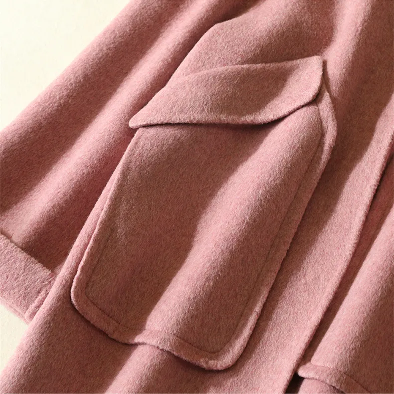 Women Wool Coat 2018 New Fashion High Quality Female Medium Length Alpaca Woolen Outerwear
Women Wool Coat 2018 New Fashion High Quality Female Medium Length Alpaca Woolen Outerwear