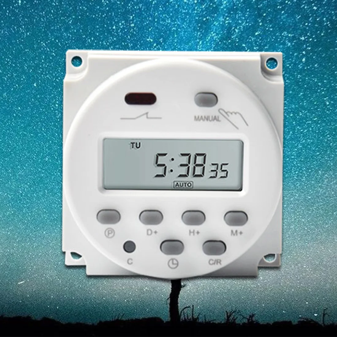 ЖК-дисплей DC12V/24 В AC110V/220 В программируемый таймер цифровой переключатель времени выходное напряжение Еженедельный переключатель для освещ...
ЖК-дисплей DC12V/24 В AC110V/220 В программируемый таймер цифровой переключатель времени выходное напряжение Еженедельный переключатель для освещ...