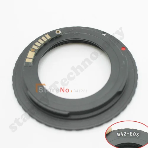 

AF Confirm M42 Lens EF Rebel mount adapter ring For 6d 7d 350d 500d 600d 1000d 1100d rebel DSLR and Film SLR