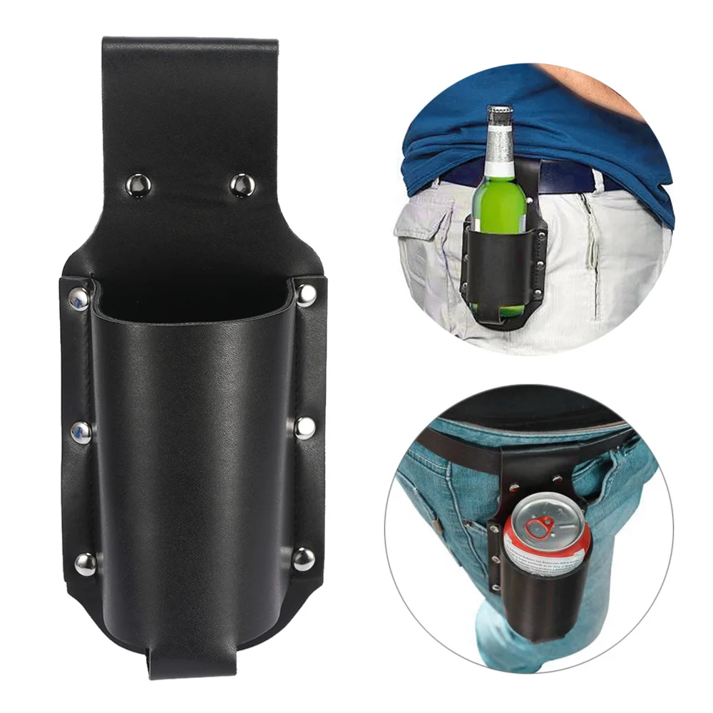 Holster Bottle Holding Bag Portable Leather Bottle Waist Beer Belt Bag Handy Wine Bottles Beverage Can Holder for Outdoor Hiking
Holster Bottle Holding Bag Portable Leather Bottle Waist Beer Belt Bag Handy Wine Bottles Beverage Can Holder for Outdoor Hiking