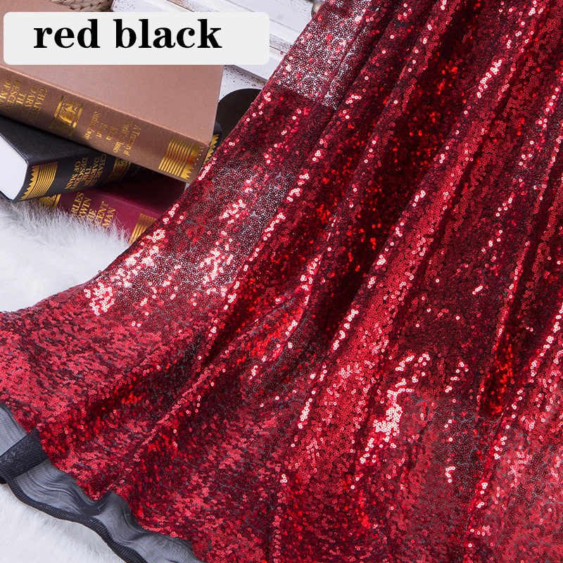 B·Y Red Black Sequin Fabric for Dress by the Yard 92x125cm Sequin Fabric for Clothes Stage Party Wedding Christmas Home Decor
B·Y Red Black Sequin Fabric for Dress by the Yard 92x125cm Sequin Fabric for Clothes Stage Party Wedding Christmas Home Decor