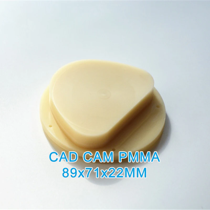 5pcs Dental Materials 89*71*18mm PMMA Milling Block PMMA Disc for Temporary Dental Crowns
5pcs Dental Materials 89*71*18mm PMMA Milling Block PMMA Disc for Temporary Dental Crowns
