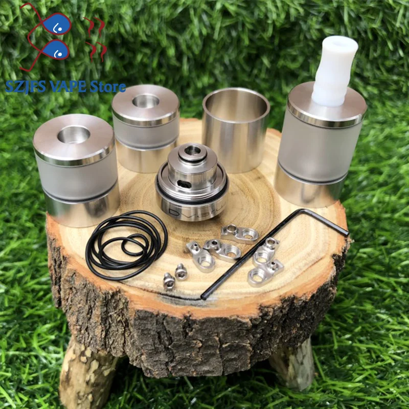 Dvarw MTL v2 5ml Bigger oval hole chimney 316 stainless steel 22mm Rebuildable Tank vs Dvarw DL mtl rta drip tip 510 vape tank
Dvarw MTL v2 5ml Bigger oval hole chimney 316 stainless steel 22mm Rebuildable Tank vs Dvarw DL mtl rta drip tip 510 vape tank