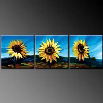 3pcs Hand Painted Wall Pictures for living room Sunflowers III-Modern Canvas Art Wall Decor-Floral Oil Painting Wall Art
3pcs Hand Painted Wall Pictures for living room Sunflowers III-Modern Canvas Art Wall Decor-Floral Oil Painting Wall Art