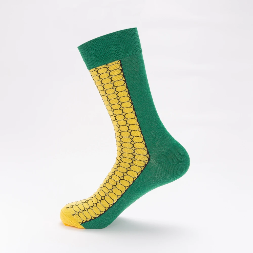 Jhouson 1 pair Colorful Men's Cotton Crew Funny Socks Watermelon Corn Spaceman Pattern Novelty Skateboard Socks For Gifts
Jhouson 1 pair Colorful Men's Cotton Crew Funny Socks Watermelon Corn Spaceman Pattern Novelty Skateboard Socks For Gifts
