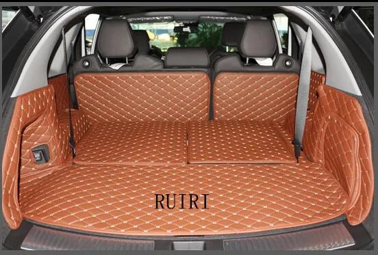 

Good carpets! Special trunk mats for Acura MDX 7 seats 2017-2014 waterproof boot carpets cargo liner for MDX 2016,Free shipping