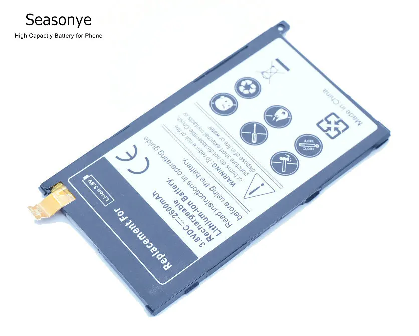 Батарея для замены телефона Seasonye 1x LIS1529ERPC 2600mAh Sony Xperia Z1 Compact mini Z1mini Z1c D5503