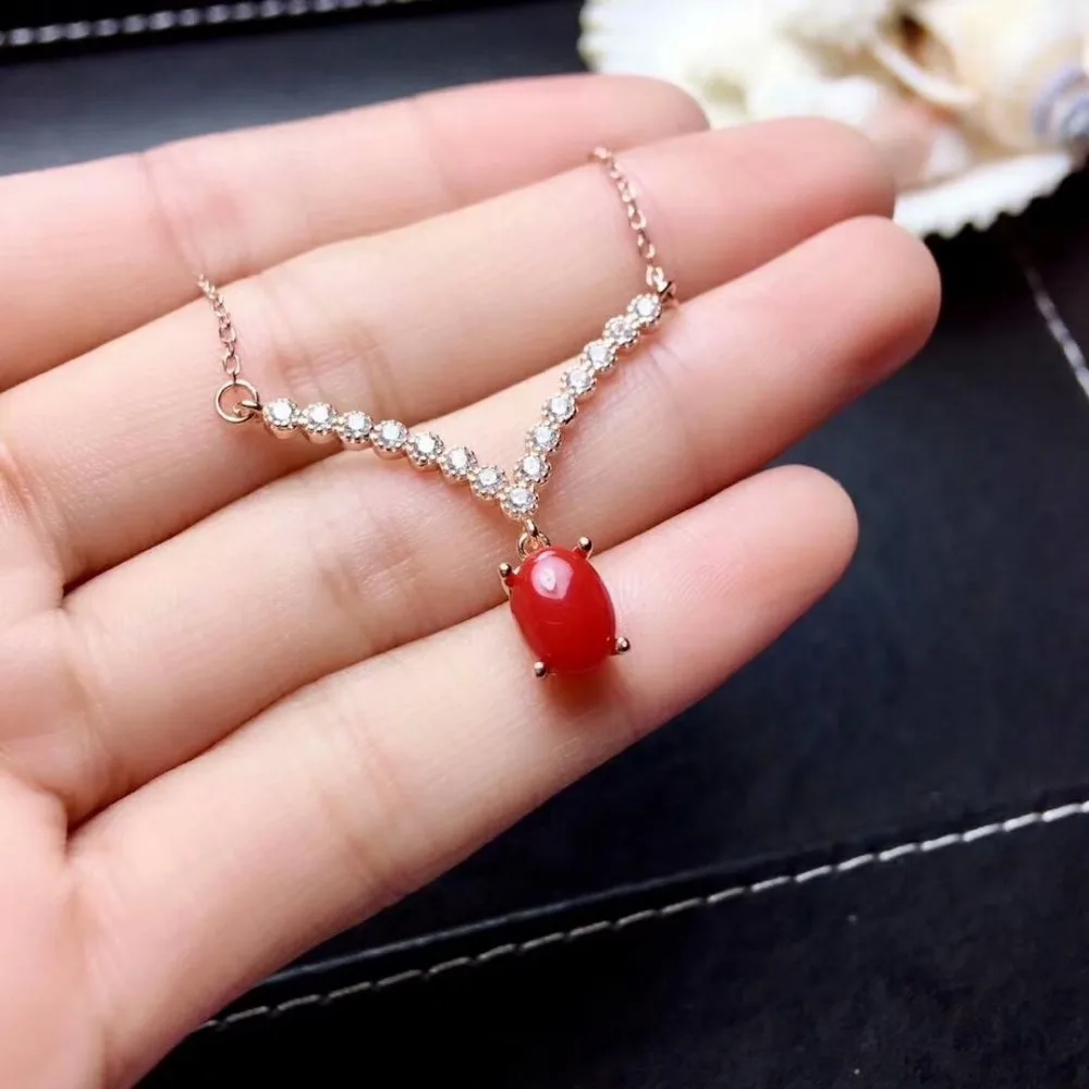 shilovem 925 sterling silver Natural red coral pendants fine Jewelry women trendy send necklace new gift 5*7mm xhflp0507agsh
shilovem 925 sterling silver Natural red coral pendants fine Jewelry women trendy send necklace new gift 5*7mm xhflp0507agsh
