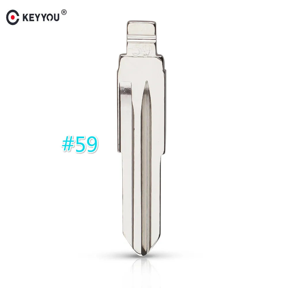 KEYYOU Metal Blank Uncut Flip KD Remote Key Blade Type #59 for Chery A1 for Karry Yousheng NO. 59 Blade
KEYYOU Metal Blank Uncut Flip KD Remote Key Blade Type #59 for Chery A1 for Karry Yousheng NO. 59 Blade