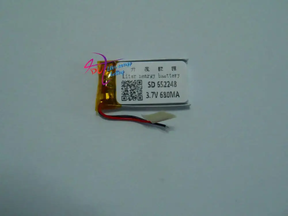 652248 3.7 В 680 мАч высокое качество литий полимерный аккумулятор|li-polymer rechargeable battery|3.7v