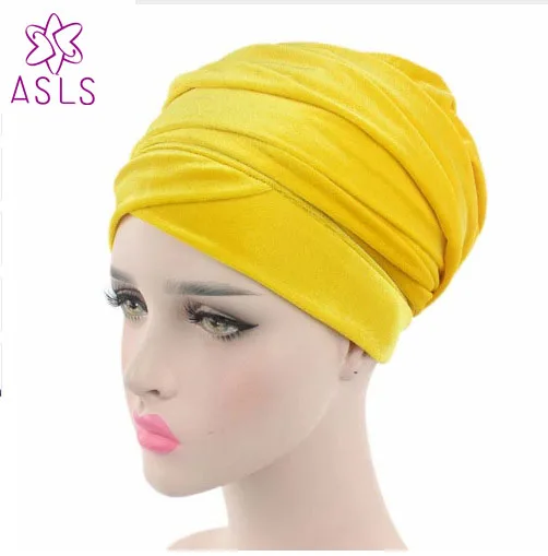 Free DHL New Fashion solid turban Extra Long soft Velvet Turban Head Wraps Hijab cap Head Scarf Color mix
Free DHL New Fashion solid turban Extra Long soft Velvet Turban Head Wraps Hijab cap Head Scarf Color mix
