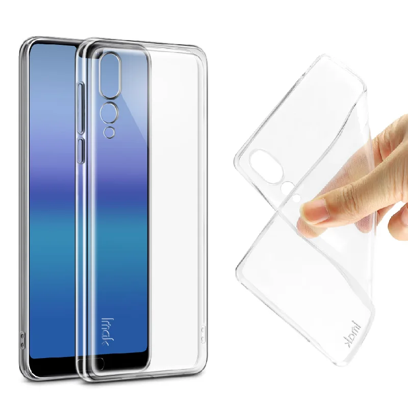 Чехол для Huawei P20 чехол Pro с защитой экрана IMAK мягкие прозрачные чехлы из ТПУ