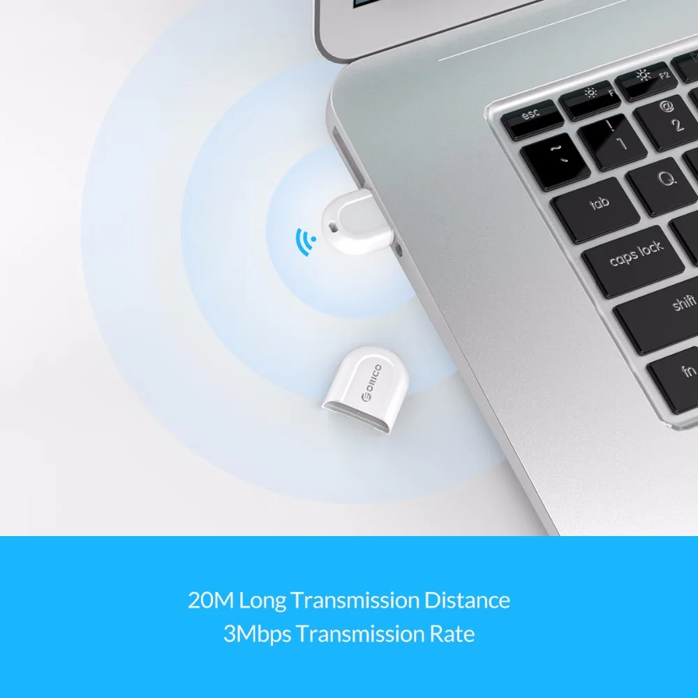 ORICO USB Bluetooth 4.0 Low Energy Micro Adapter for Windows Headset Speaker Mouse Keyboard-White
ORICO USB Bluetooth 4.0 Low Energy Micro Adapter for Windows Headset Speaker Mouse Keyboard-White