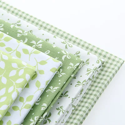 Cotton Fabric DIY Handmade Printed Hometextile Material For Patchwork Cloth For Dress Sofa Curtain Green 5pcs 40x50cm
Cotton Fabric DIY Handmade Printed Hometextile Material For Patchwork Cloth For Dress Sofa Curtain Green 5pcs 40x50cm