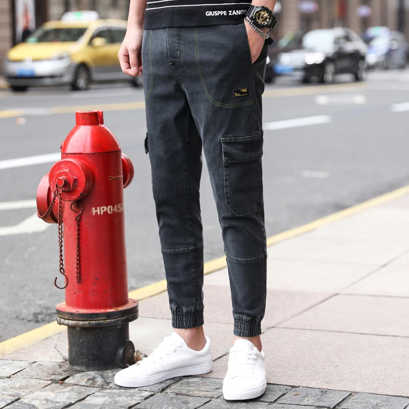 Fashion Denim Jean Pants Men Cargo Jeans Streetwear Hip Hop Harem Jean Trousers Ankle-Length Large Cargo Pockets Plus Size 7XL
Fashion Denim Jean Pants Men Cargo Jeans Streetwear Hip Hop Harem Jean Trousers Ankle-Length Large Cargo Pockets Plus Size 7XL