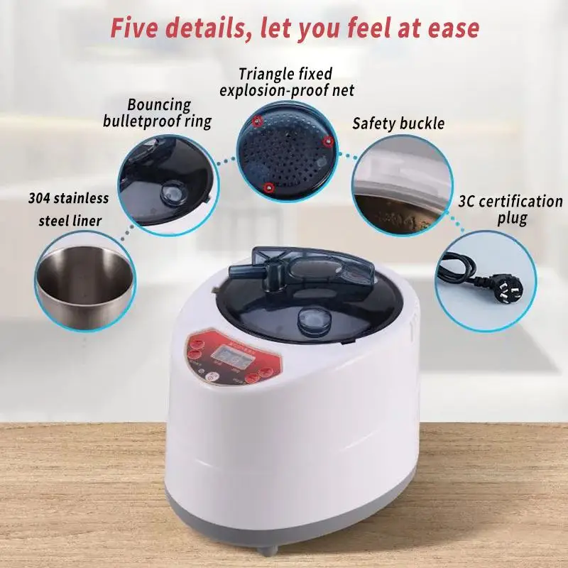 2.0/2.5L Sauna Generator For Sauna Spa Tent Body Therapy Fumigation Machine Home Steamer Therapy Suitable For Kitchen
2.0/2.5L Sauna Generator For Sauna Spa Tent Body Therapy Fumigation Machine Home Steamer Therapy Suitable For Kitchen
