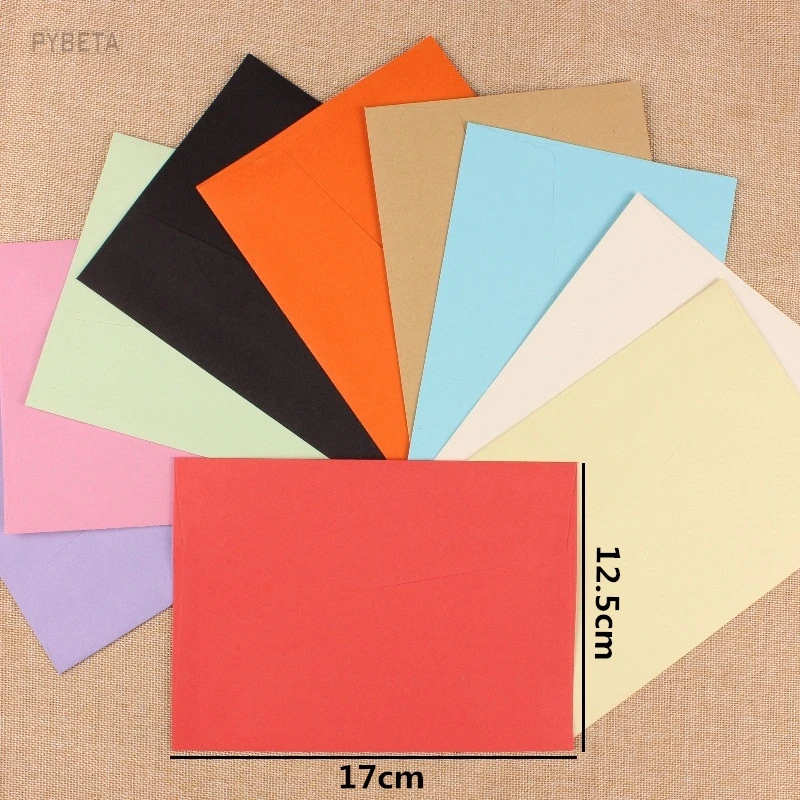 50pcs/lot-12.5*17cm Colorful Envelope Card Paper Envelopes Business Wedding Party Invitation---10 colors options
50pcs/lot-12.5*17cm Colorful Envelope Card Paper Envelopes Business Wedding Party Invitation---10 colors options