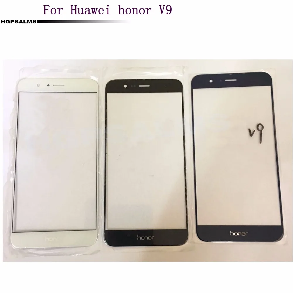 Для Huawei Honor V9 передняя панель экрана внешняя стеклянная линза с сенсорным экраном