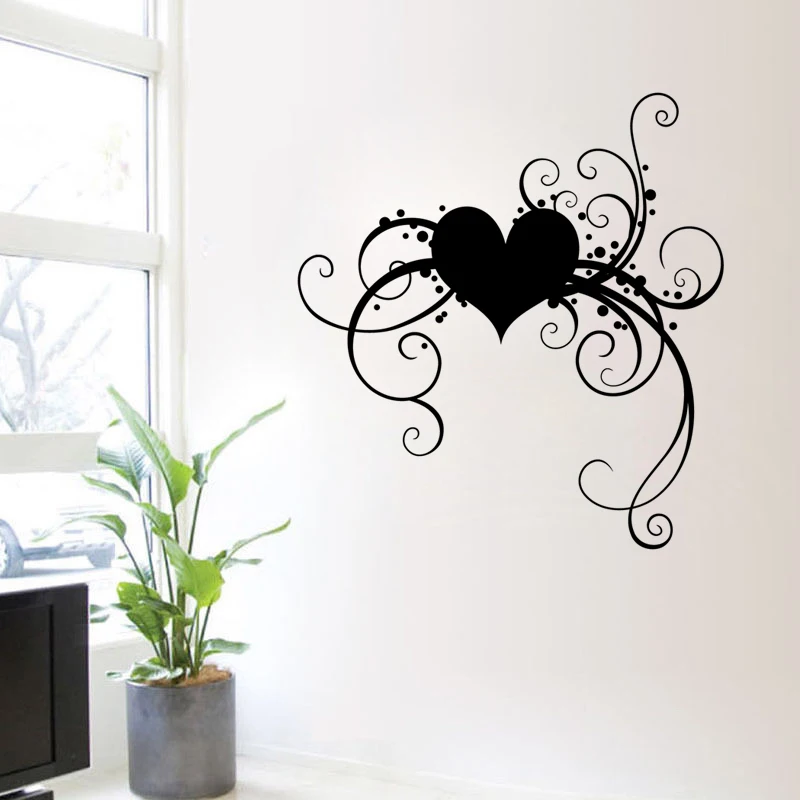 Creative Floral love DIY Vinyl Wall Stickers Home Decoration Living room Bedroom Wall Decals Art Murals JG2648
Creative Floral love DIY Vinyl Wall Stickers Home Decoration Living room Bedroom Wall Decals Art Murals JG2648